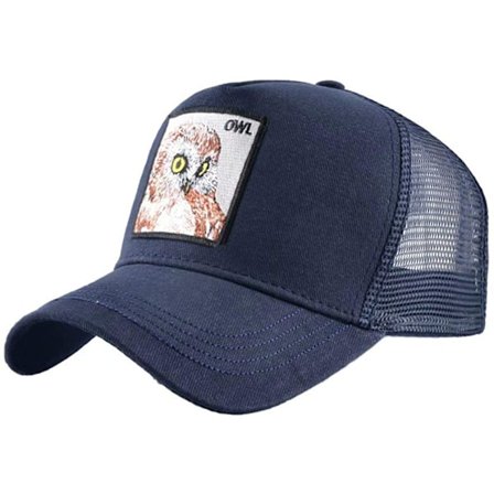Unisex Animal Mesh Trucker Hat Snapback Broderet Mærke Ba