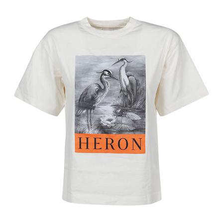 Heron Preston, T-Shirts Wit, Dames, Maat:S