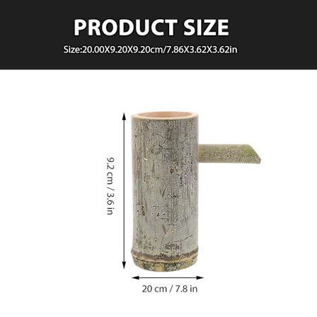 Bambuinen vesihana Bambuinen suihkulähteen suihkuhana Akvaarion suihkulähteen suihkuhana sisä- ja ulkokäyttöön