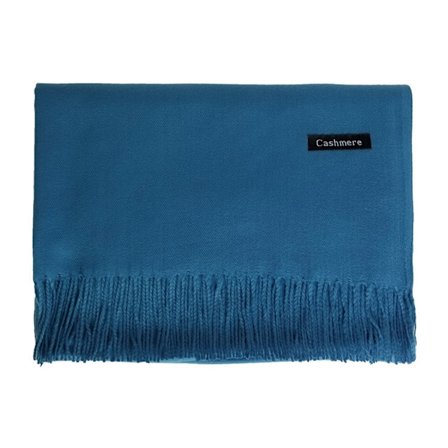 Stor 70x200 cm Cashmere halsduk för kvinnor - 38 färger, varm Pashmina sjal med tofsar