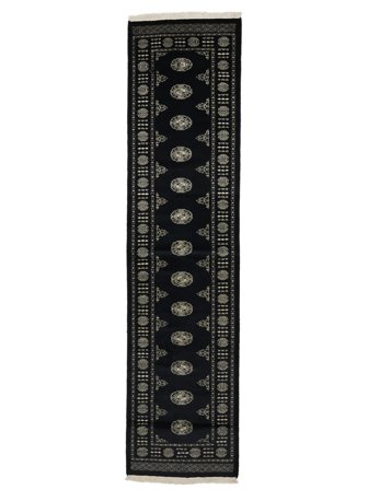 Pakistan Bokhara 2Ply Rug Hand Knotted 79X319 Runner Pakistan