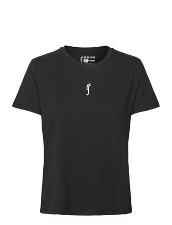 Women’s Relaxed T-Shirt T-shirts & Tops Short-sleeved Svart RS Sports*Betinget Tilbud