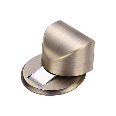 Magnetiska dörrstopp Dörrstoppare Dold dörrhållare Catch Golv Spikfria dörrar 1 st-brons