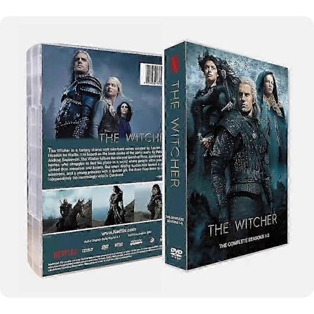 The Witcher Sæson 1-3 engelsk version DVD TV-serie 9-Disc
