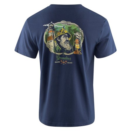Grundéns Dark Seas X Grundens Watchman SS T-Shirt Dark Navy - S