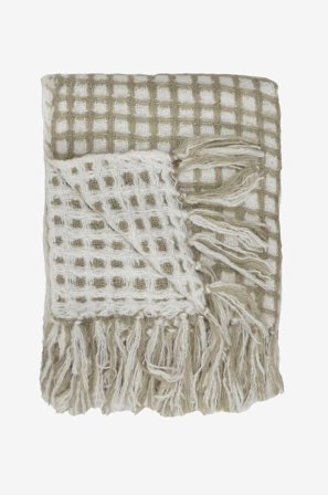 Tone Kroken - Heitto Clemence - Beige - Torkkupeitot - 130X170 - - Homeroom