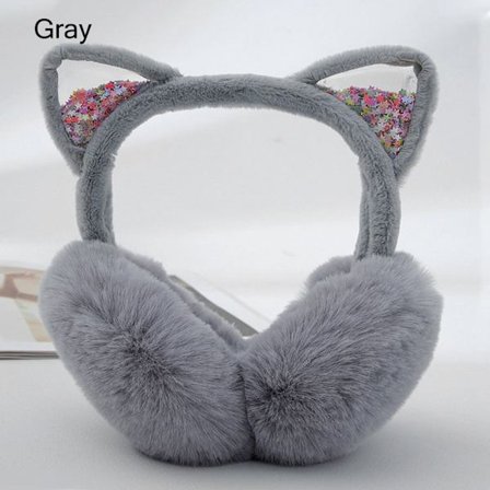 Eläinten kuulosuojaimet korvanlämmittimet HARMAA