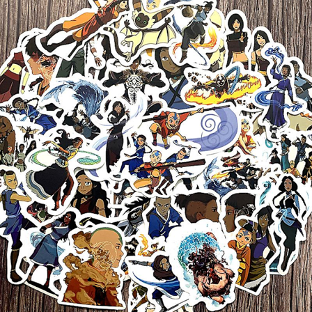 10/30/50stk Avatar The Last Airbender klistremerker for koffert skateboard bærbar PC bagasje kjøleskap telefon bil styling DIY klistremerke [DB]