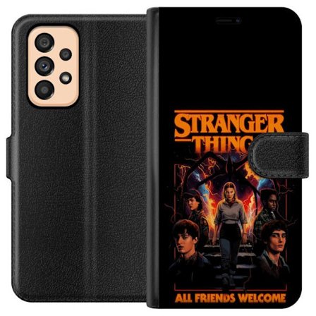 Kompatibelt Lommeboketui til Samsung Galaxy A53 5G Stranger Things Netflix serie sci fi mysterium