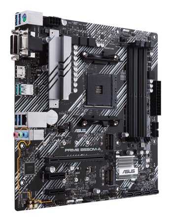 ASUS PRIME B550M-A - hovedkort - mikro ATX - Socket AM4 - AMD B550
