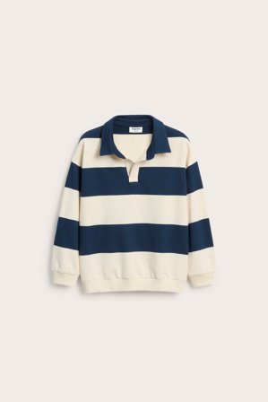 Kappahl | Sweatshirt med krage | Lys beige