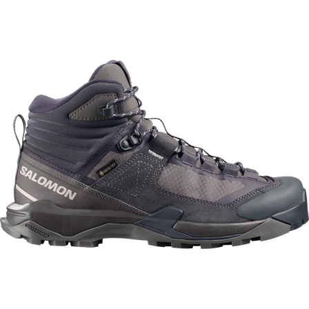 Salomon - Chaussures de randonnée et grande randonnée pour femme X Ultra Alpine Mid Gtx W - Nine Iron / Dark Gull Gray - 42
