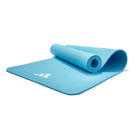 Adidas Yogamåtte Lyseblå 8 mm, Sport & Velvære, Yogaudstyr, Yogamåtter