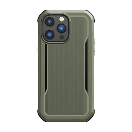 Raptic X-Doria Fort Case iPhone 14 Pro Max med MagSafe pansarskydd grön
