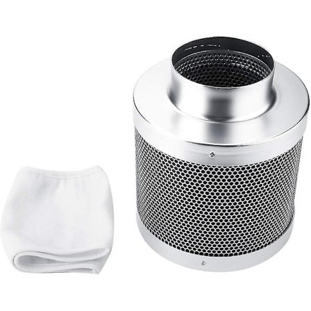 Aktivt Kolfilter Extraktor, Luktsäkra Kolfilter För Hydroponik, Verkstad, Hem - Zink