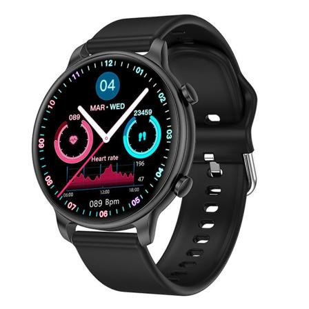 Z31 Smart Watch Bluetooth 1,32-tommer High-definition Farveskærm 3d Dynamisk urskive Musiksportur(Sort)