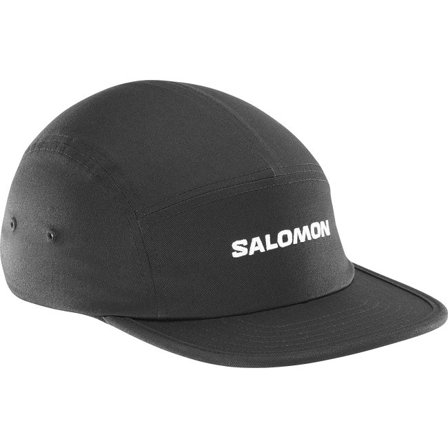 Salomon - Cap Unisex Logo 5 Panel - Deep Black