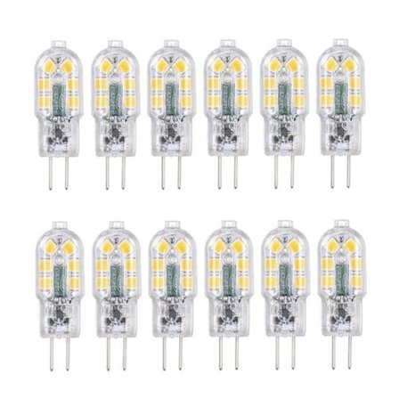 Tomshine G4 LED-lampor 12-pack varmvitt