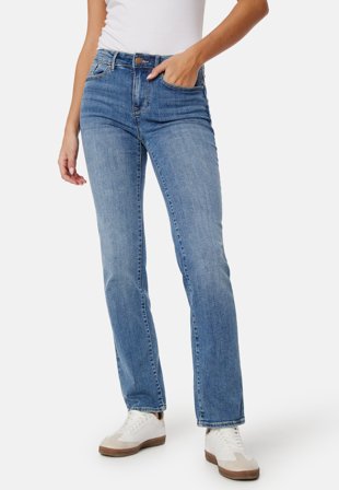 VERO MODA Vmflash mr straight jeans Medium Blue Denim Tøj