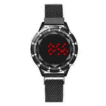 Dames Mode Armbåndsur i Rustfrit Stål, Casual Kjole, Krystal Smykker - Stilfuldt Dames Ur i Rustfrit Stål med Krystalglans