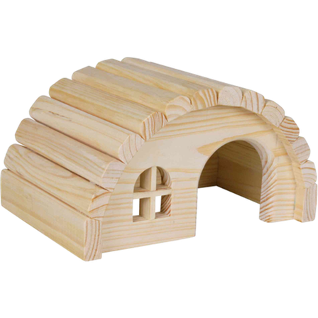 Trixie - Trehus i furu brun 19 x 11 x 13 cm - Smådyr - Hus & Burinteriør - Kaninhus og smådyrhus - ZOO.no