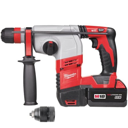 Milwaukee HD18 HX-402C Borhammer med batteri og lader, Maskiner