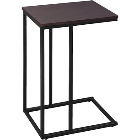 Rootz sidobord - MDF och metallram - Stabil konstruktion - Reptålig - Vintage industriell design - 45cm x 25cm x 63,5cm