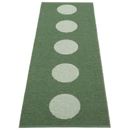 Pappelina Vera Pop -matto 70 × 200 cm, Leaf/misty Mint