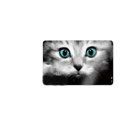 Kreditkort klistermærke kat mønster