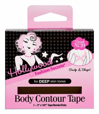 Hollywood Fashion Secrets Body Contour Tape Tape Deep 5 m, Tøj & Bolig, Bh'er, Nipple Covers