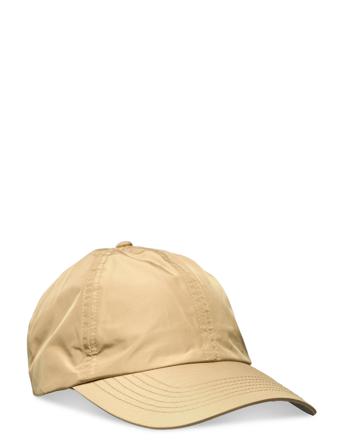Solid Raincap Accessories Headwear Caps Beige Becksöndergaard