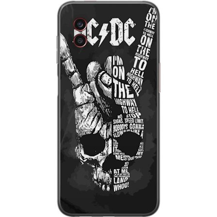 Kompatibelt Mobilskal till Samsung Samsung Galaxy Xcover6 Pro AC DC Rockband Musik Gitarr