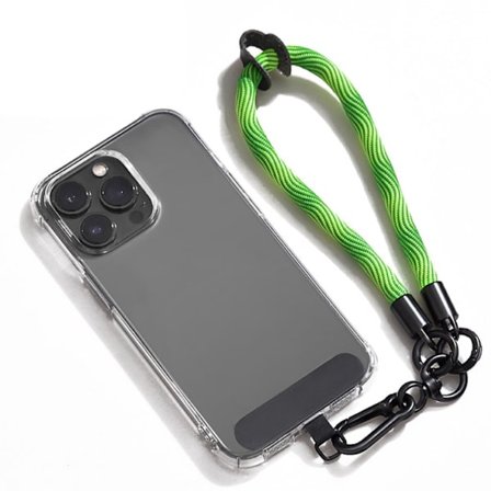 Universal nyckelband för telefon - Gluorescerande Grön / 30Cm