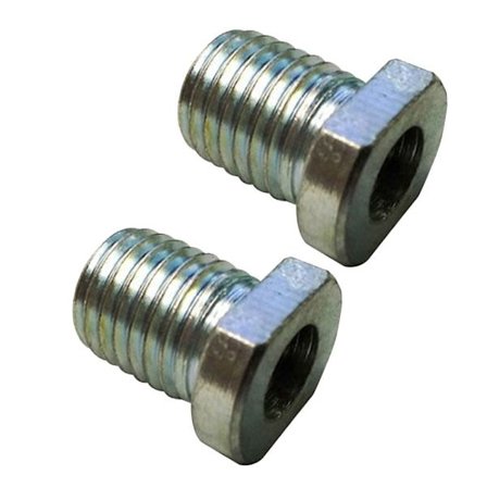 2 STK M10 til M14/M16 gevind vinkelsliber Adapter SILVER M10 TO