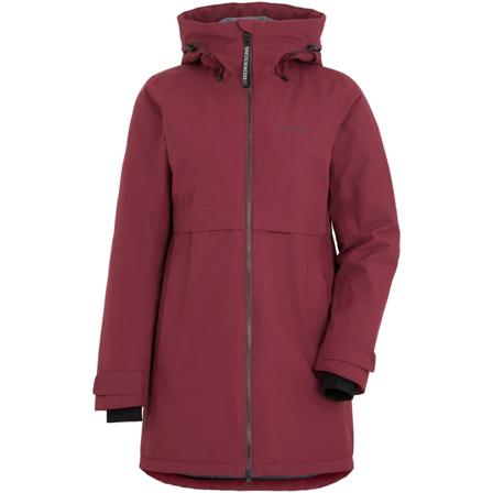 Didriksons Helle Women's Parka 4 Women synthetic-lined parkas Red 32