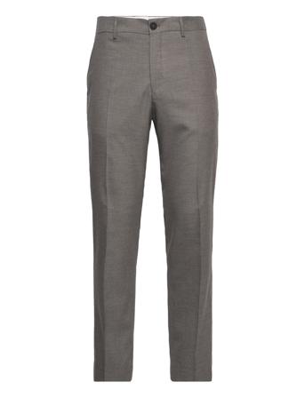 Slhcomfort-Daxlogan Lt Grey Str Trs B Kostymbyxor Formella Byxor Grå Selected Homme