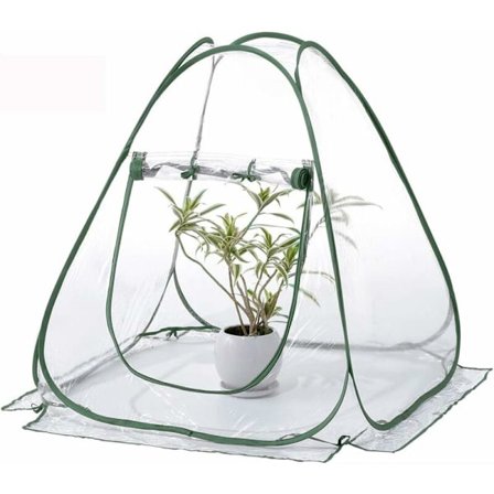 Mini-kasvihuone läpinäkyvällä kannella - Kasvien kasvatusteltta - Kannettava suoja