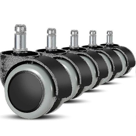 5 Pakke Kontorstol Hjul 11 Mm / 22 Mm Udskiftning Hårdt Gulv Til Gaming Stole, Drejestole, Pr