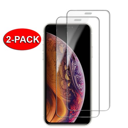 2-Pack - iPhone XR Härdat Glas Skärmskydd
