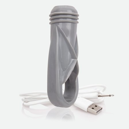 Charged OYeah! Plus Rechargeable Vibe Ring - Grey - Vuxen.se - Penisringar