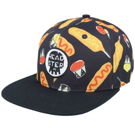 Headster - Svart snapback Keps - Kids Pogo Black Snapback @ Hatstore