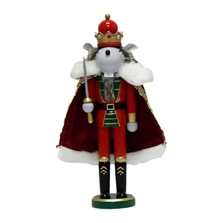 Jule Nøddeknækker Musekonge Bordplade Figur Statue Nøddeknækker Figur