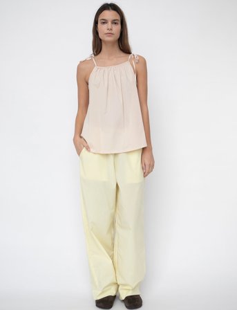 STUDIO FEDER Bella Pants - Poplin - Yellow - S
