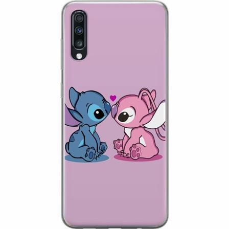 Samsung Galaxy A70 Genomskinligt Skal Lilo And Stitch