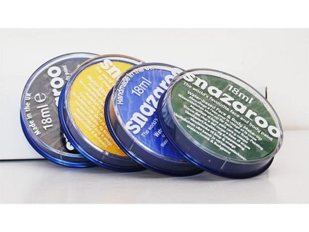 SNAZAROO Ansiktsfärg 4x18ml - Lyreco - Skola och förskola - Bild och form - Ansiktsmålning