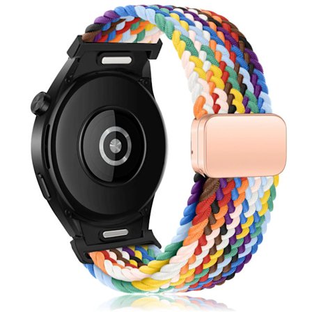 Flätat Solo Loop Armband För Samsung Galaxy Watch 6 4 classic/5 pro 47mm 44mm 40mm Magnetiskt Utan Glipor armband Galaxy watch4 armband