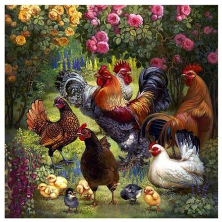 30*40cm DIY Diamantmaleri (kun maleri, ingen ramme) Diamant pa