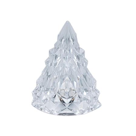 [3-pakning] Nattlys Krystall Mini Juletrelys Flammeløst LED (Hvitt lys)