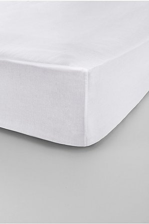 Jotex - Satin Satijnen Hoeslaken Hoog Matras Organisch Wit Wit - ZACK - Koop Hoeslakens bij Jotex