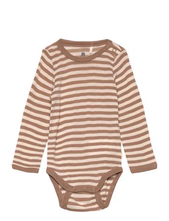 Body Ls - Yd Stripe Outerwear Base Layers Multi/mønstret CeLaVi